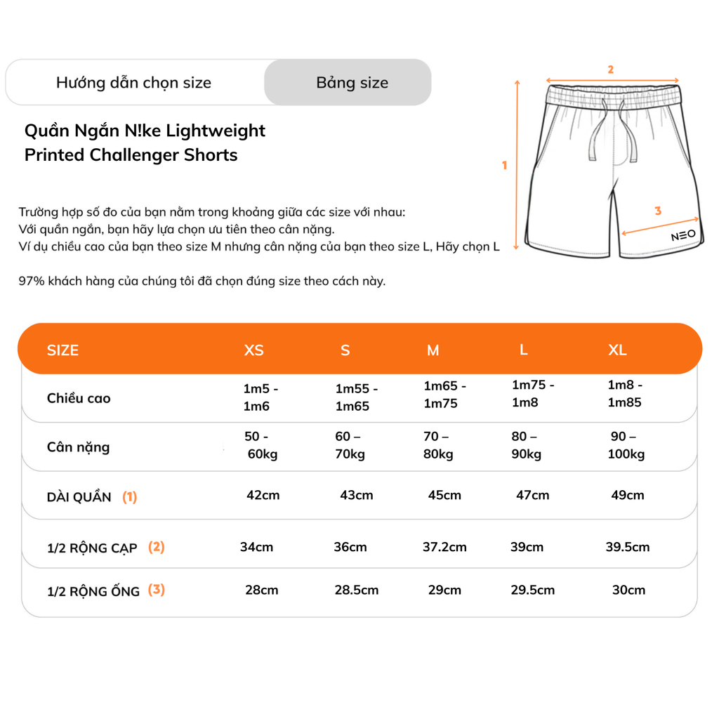 Quần Ngắn NK Lightweight Printed Challenger Shorts