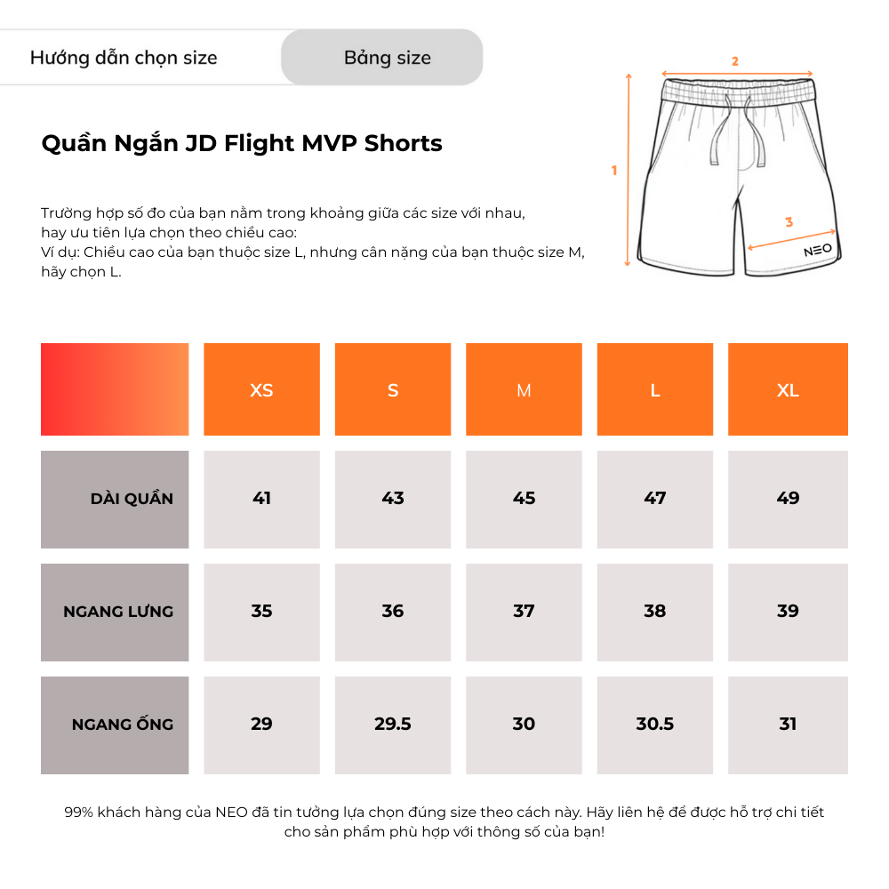 Quần Ngắn JD Flight MVP Shorts