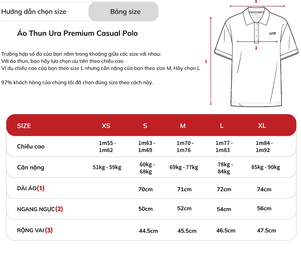 Áo Thun Ura Premium Casual Polo