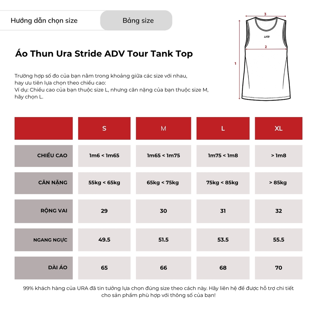 Áo Thun Ura Stride ADV Tour Tank Top