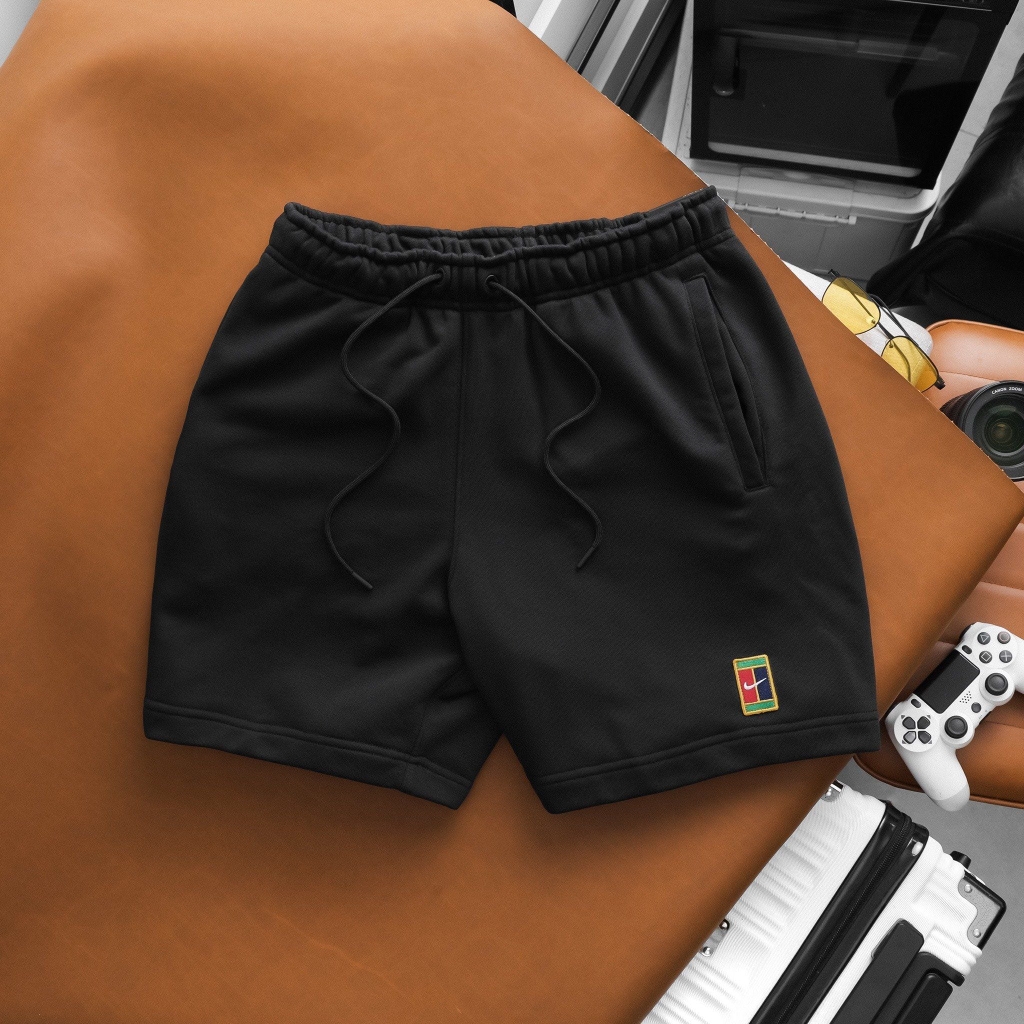 Quần Ngắn NK Court Heritage Dri-FIT Fleece Shorts
