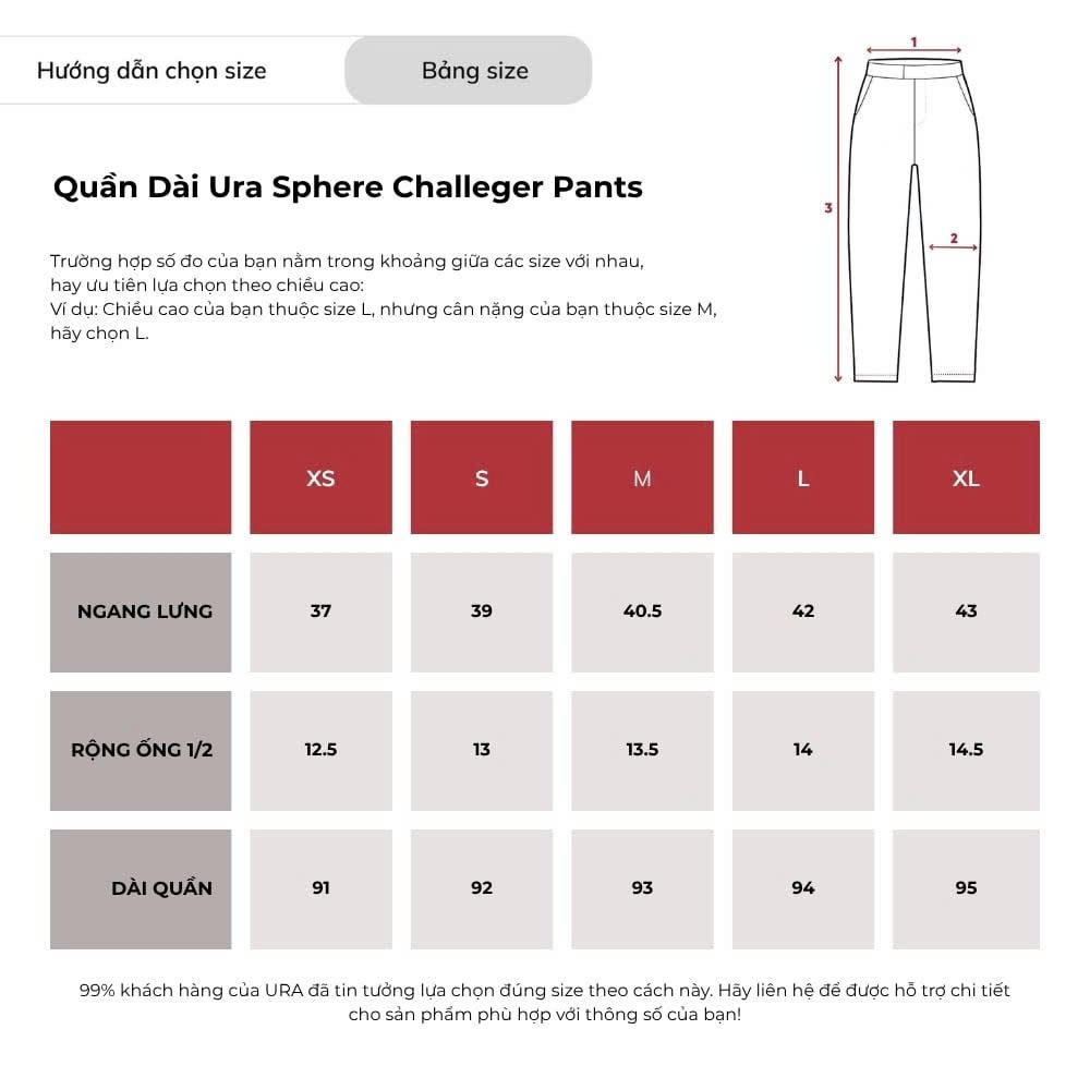 Quần Dài Ura Sphere Challenger Pants