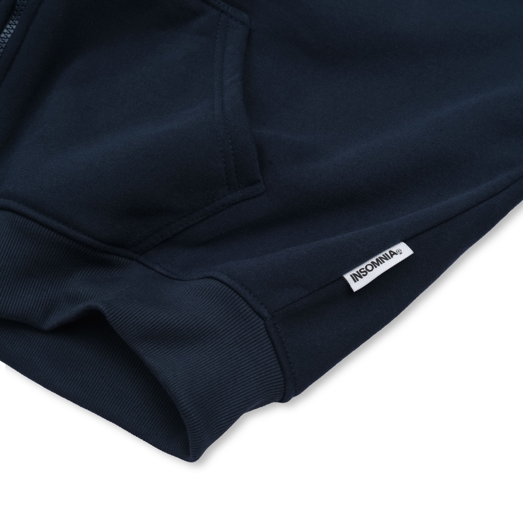 [NEW ARRIVAL] Áo Khoác Nỉ Bông Hoodie Zip INSOMNIA Form Boxy Cánh Dơi - HD015