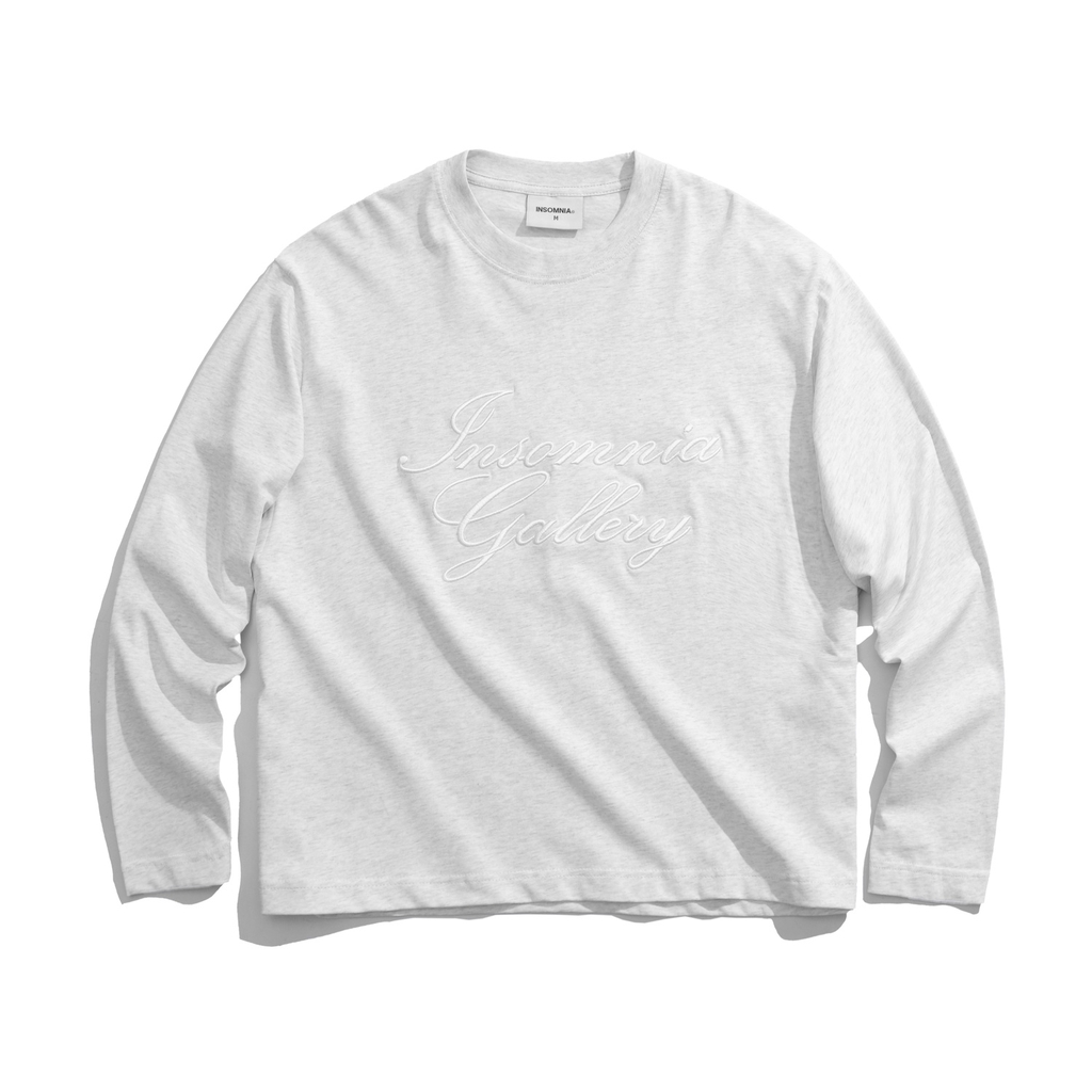 [NEW ARRIVAL] Áo Thun Tay Dài Long Sleeve Thêu 3D INSOMNIA Gallery Form Boxy - TS064