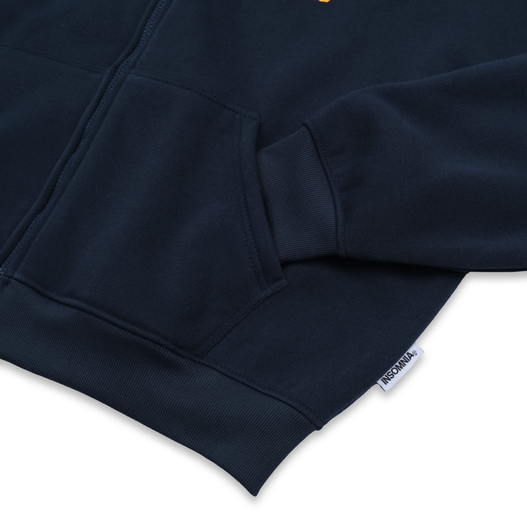 [NEW ARRIVAL] Áo Khoác Nỉ Bông Hoodie Zip INSOMNIA Form Boxy Cánh Dơi - HD015