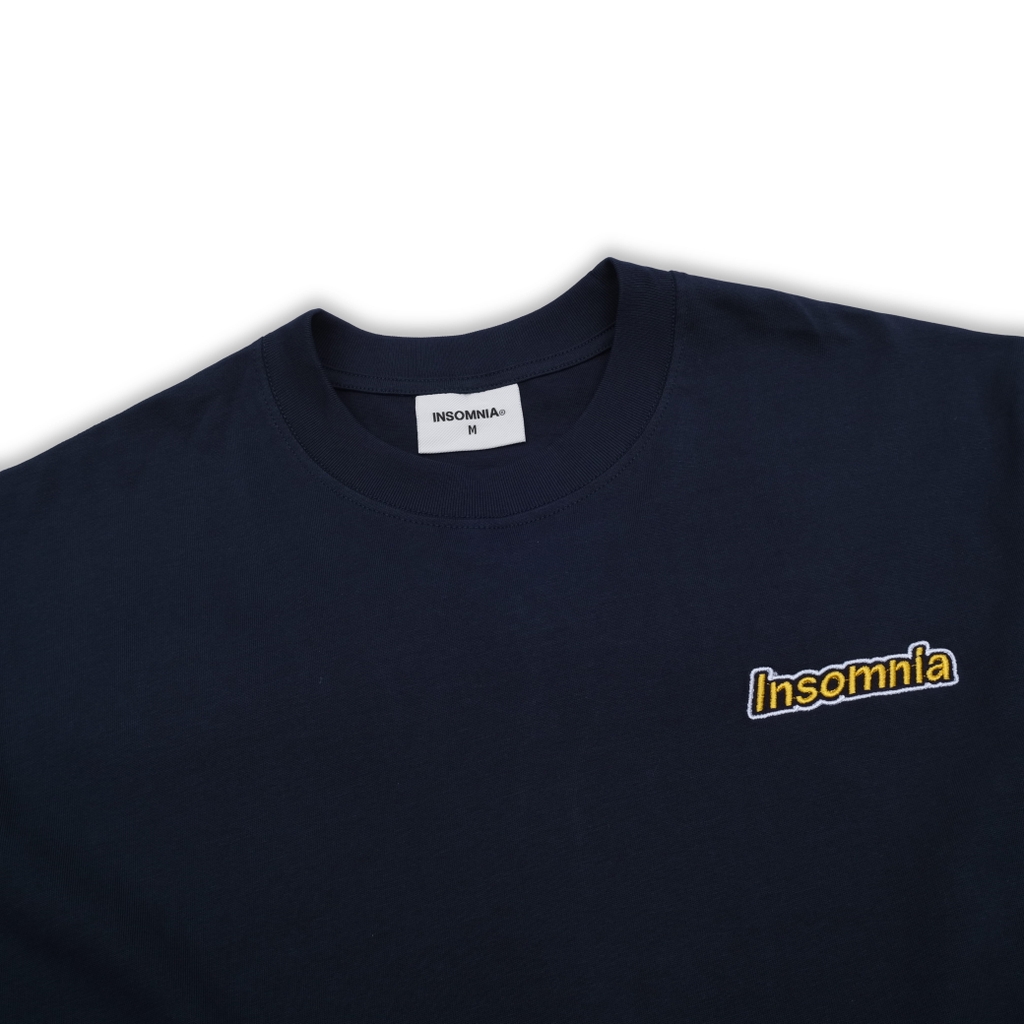 [NEW ARRIVAL] Áo Thun Local Brand INSOMNIA Form Boxy Thêu Xù Ver4 250Gsm Cotton - TS061