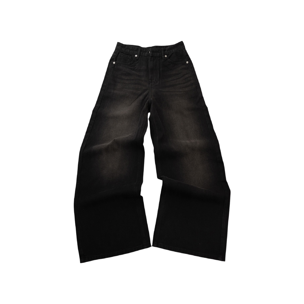 Quần Jean Wash INSOMNIA Ống Suông Rộng Unisex - PS020