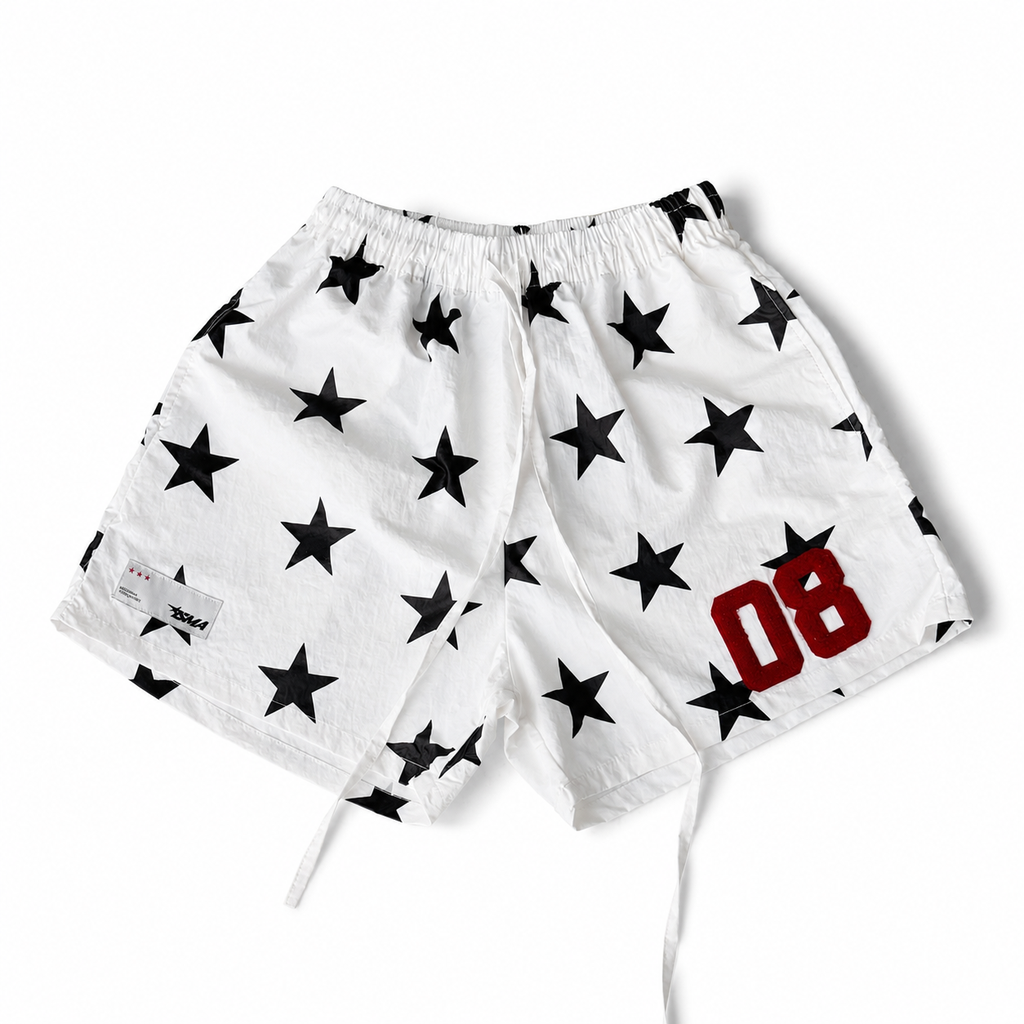 [NEW ARRIVAL] Quần Short Gió Nhăn Họa Tiết Ngôi Sao INSOMNIA 08 Form Ống Rộng Unisex - PS030