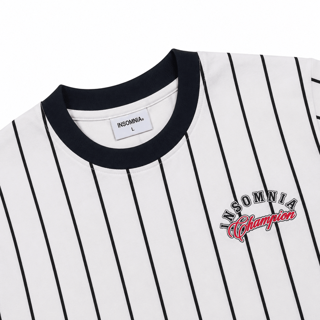 [NEW ARRIVAL] Áo Thun Boxy Cotton Sọc Bóng Chày 