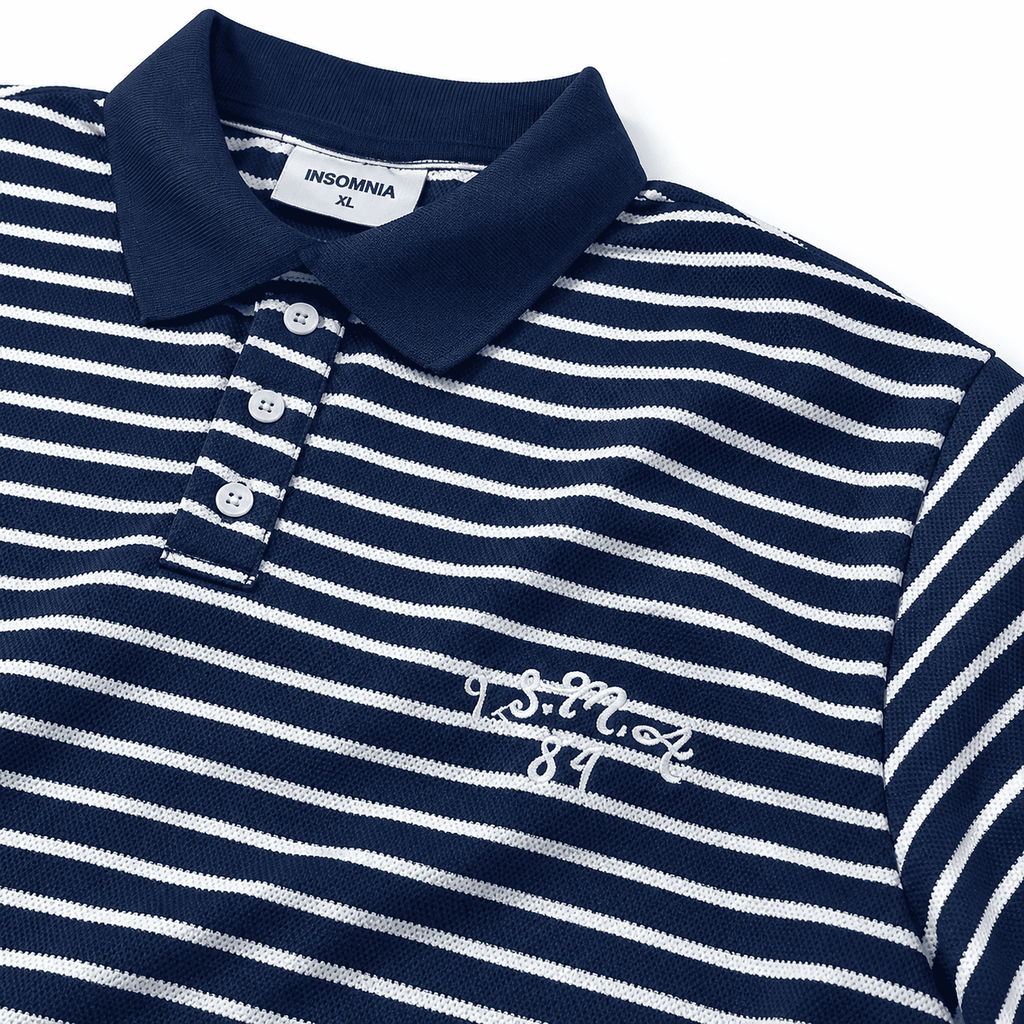[NEW ARRIVAL] Áo Polo Boxy Stripes Thêu 