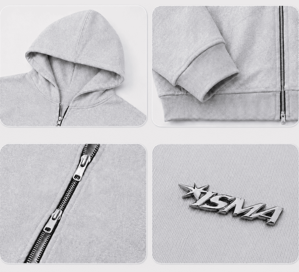 [NEW ARRIVAL] Áo Khoác Hoodie Zip Nỉ Cua 420GSM INSOMNIA Logo Kim Loại Form Boxy Cánh Dơi Unisex - HD017