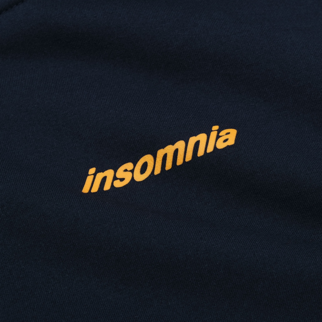 [NEW ARRIVAL] Áo Khoác Nỉ Bông Hoodie Zip INSOMNIA Form Boxy Cánh Dơi - HD015