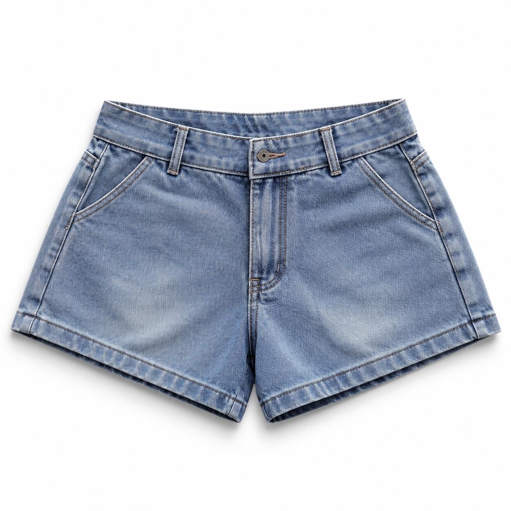 [NEW ARRIVAL] Quần Short Jean Nữ Denim Mood Cạp Trễ INSOMNIA - PS034