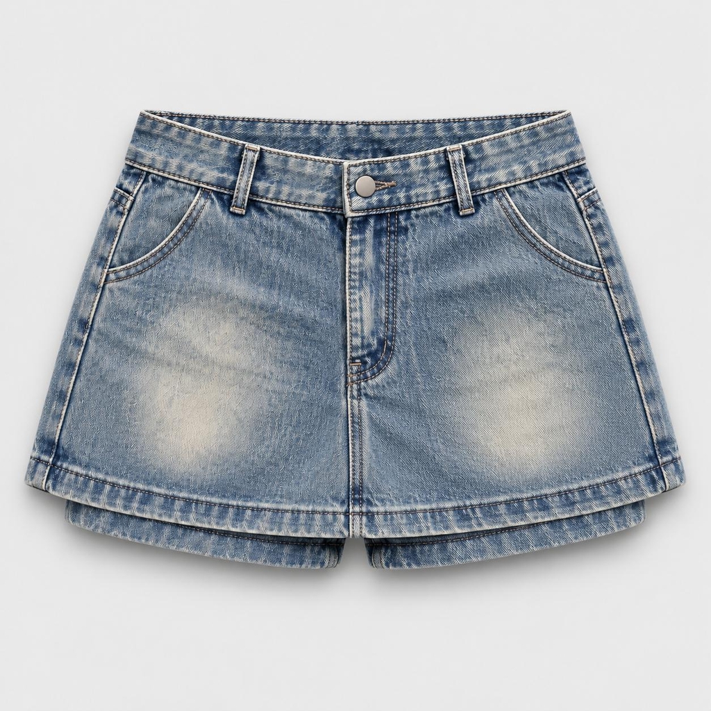 [NEW ARRIVAL] Quần Jean Giả Váy INSOMNIA Urban Chic Mini Skort Form Chữ A Tôn Dáng - PS035