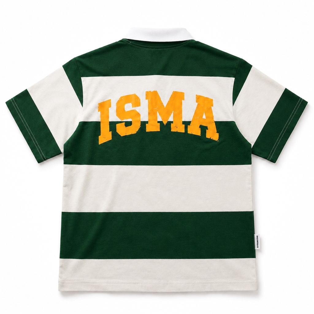[NEW ARRIVAL] Áo Polo Dệt Cotton Sọc Form Boxy In Charm INSOMNIA Unisex - TS080