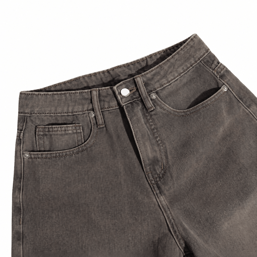 Quần Jean Wash INSOMNIA Ống Suông Rộng Unisex - PS020