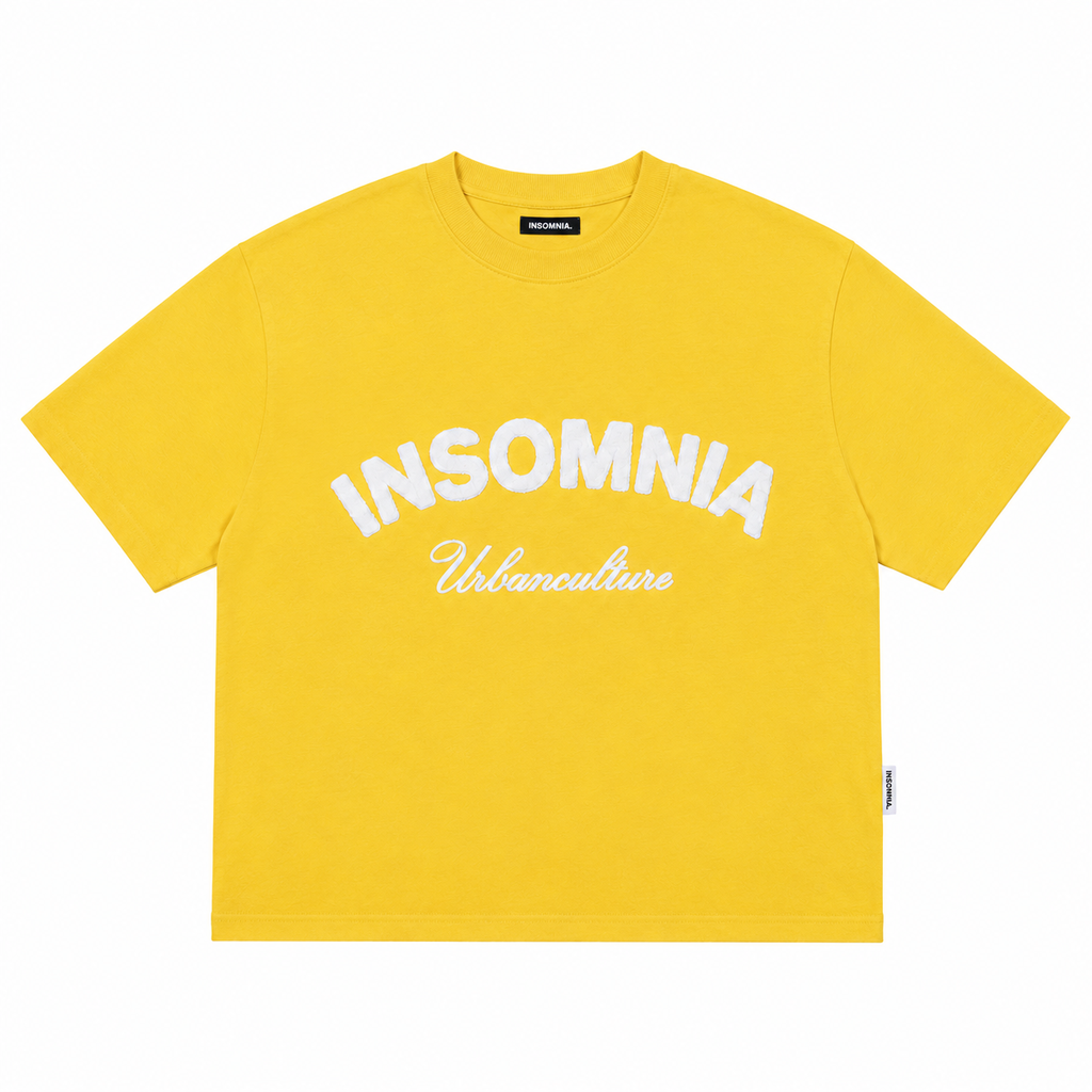 Áo Thun Boxy 280GSM Thêu Xù Ver 3 INSOMNIA Unisex Local Brand - TS032