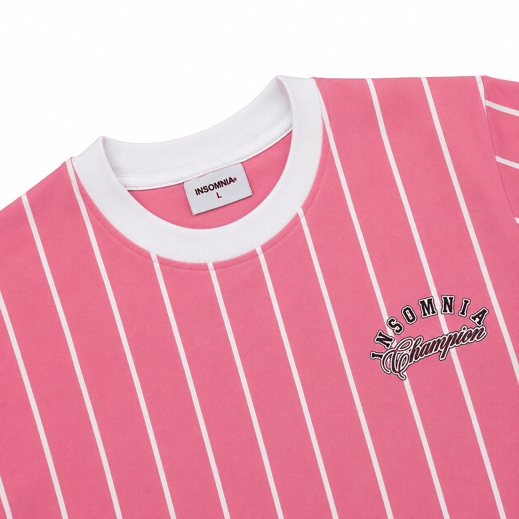 [NEW ARRIVAL] Áo Thun Boxy Cotton Sọc Bóng Chày 