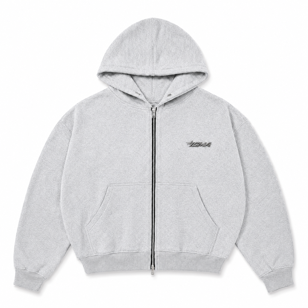 [NEW ARRIVAL] Áo Khoác Hoodie Zip Nỉ Cua 420GSM INSOMNIA Logo Kim Loại Form Boxy Cánh Dơi Unisex - HD017
