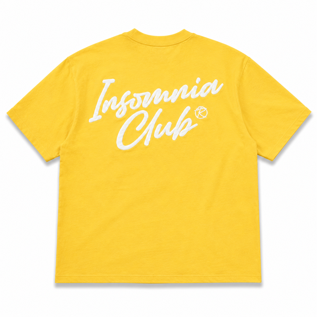 Áo Thun Boxy 280GSM Thêu Xù Ver 2 INSOMNIA Unisex Local Brand - TS029