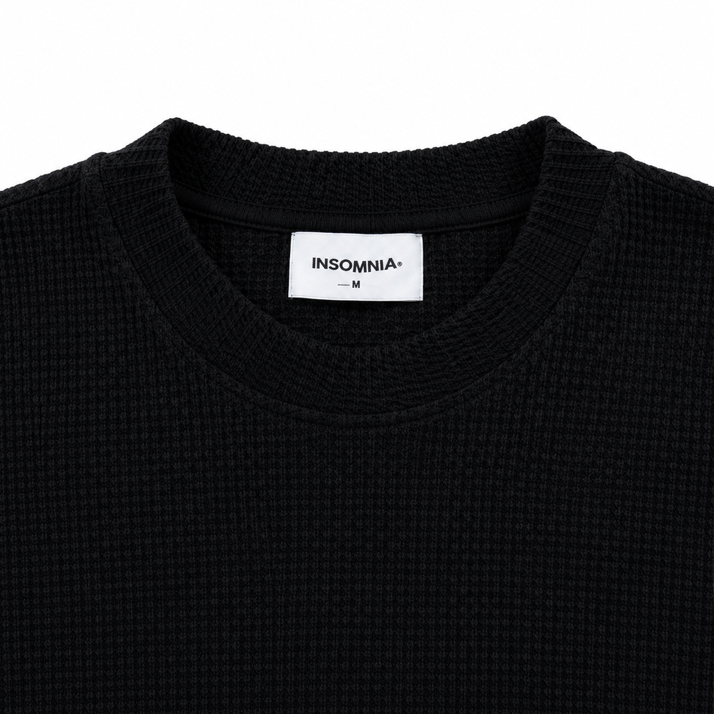 [NEW ARRIVAL] Áo Thun Long Sleeve Cotton Waffle In Lụa Trame ISMA Atelier - TS090