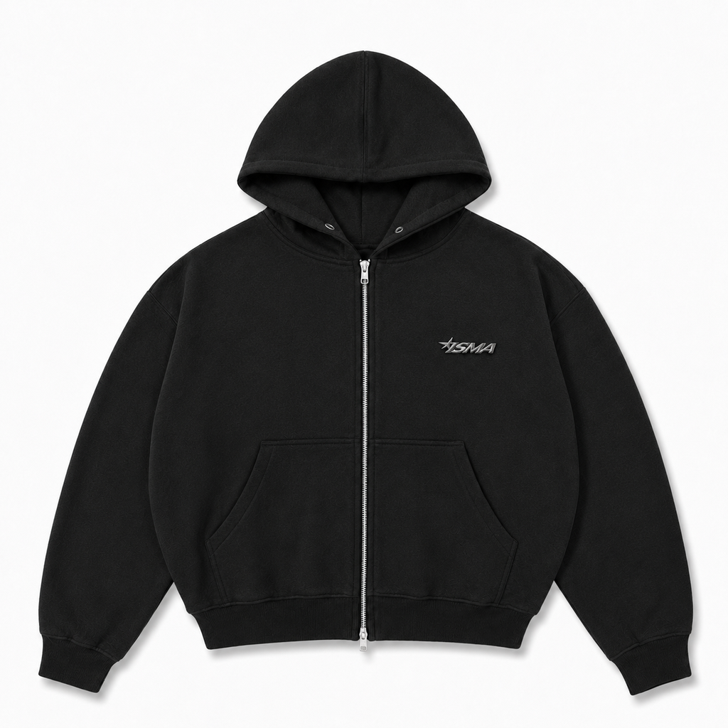 [NEW ARRIVAL] Áo Khoác Hoodie Zip Nỉ Cua 420GSM INSOMNIA Logo Kim Loại Form Boxy Cánh Dơi Unisex - HD017