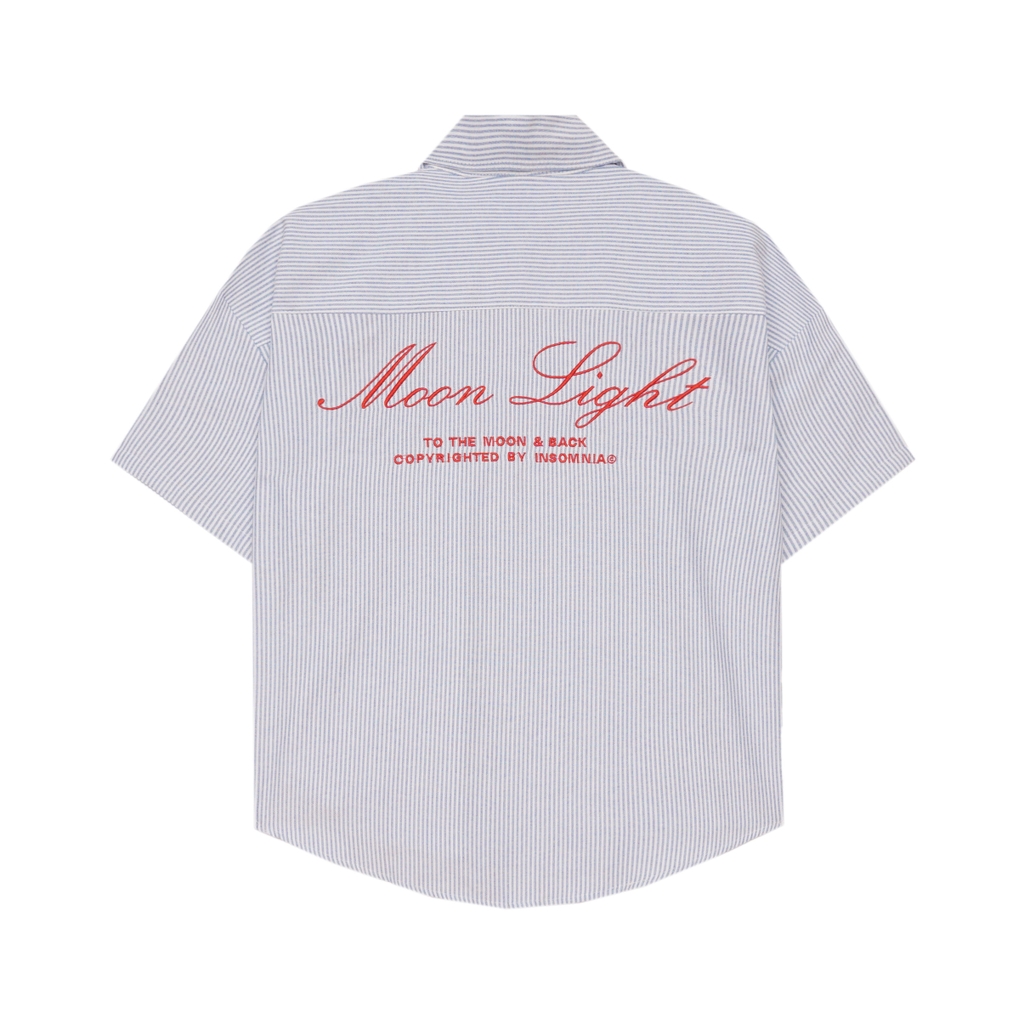 [BST HÈ 2026] Áo Sơ Mi Form Boxy INSOMNIA Moonlight Local Brand Unisex Oxford Shirt - TS020