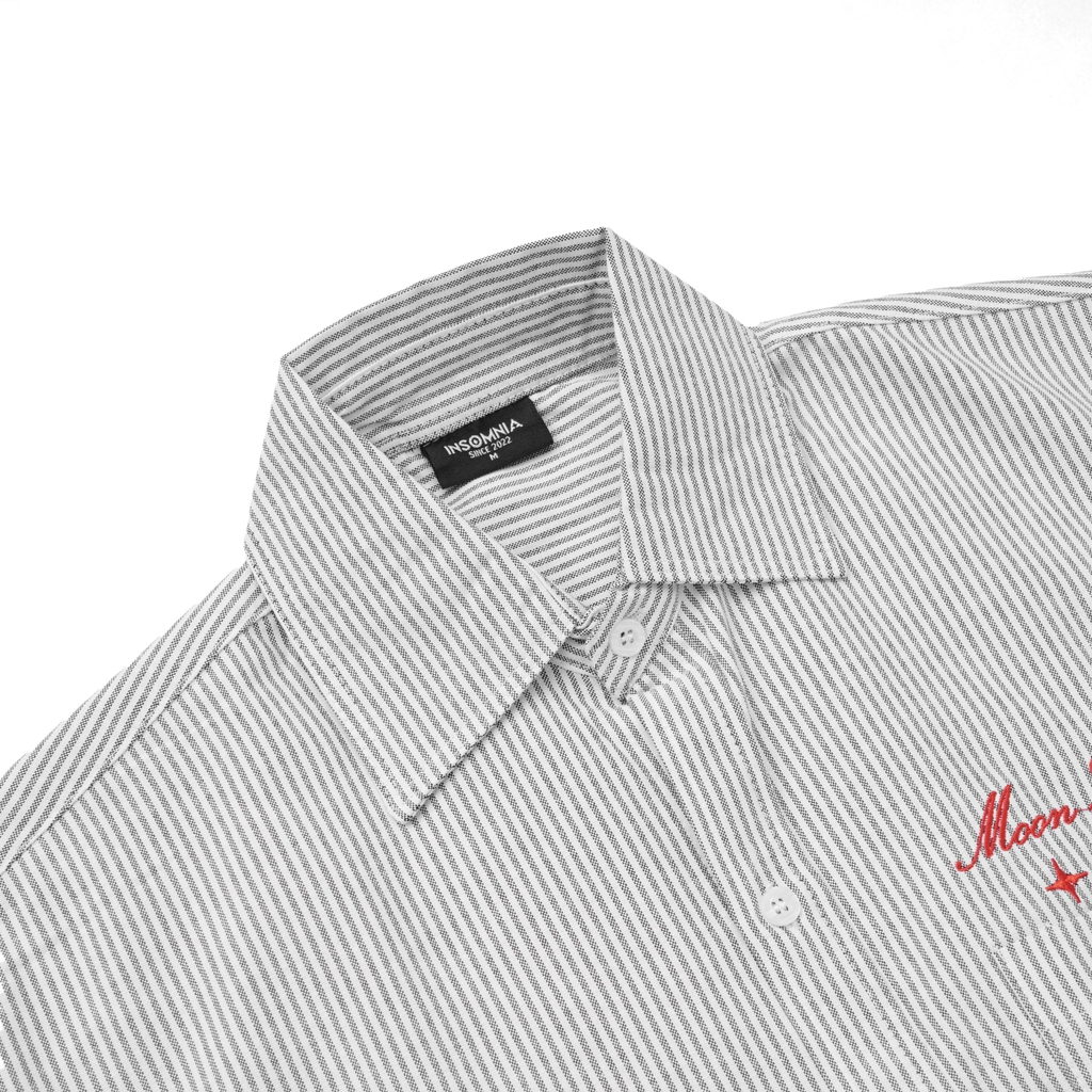 [BST HÈ 2026] Áo Sơ Mi Form Boxy INSOMNIA Moonlight Local Brand Unisex Oxford Shirt - TS020