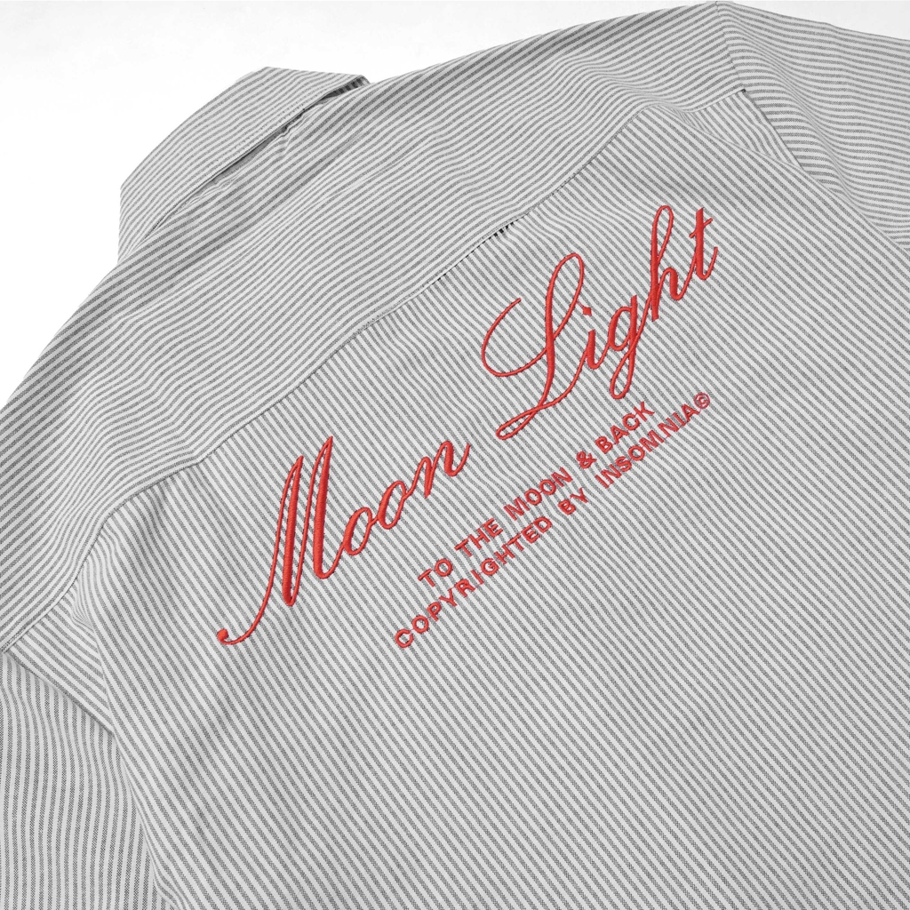 [BST HÈ 2026] Áo Sơ Mi Form Boxy INSOMNIA Moonlight Local Brand Unisex Oxford Shirt - TS020