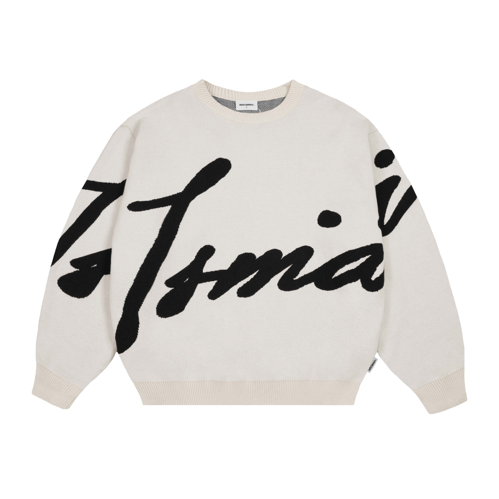 [NEW COLOR] Áo Len Dệt Tay Dài Long Sleeve INSOMNIA Form Boxy - HD014