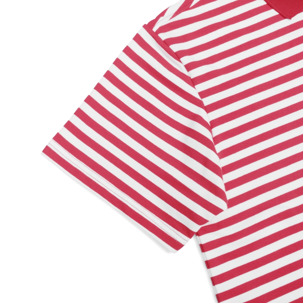 Áo Polo Boxy Stripes INSOMNIA Cotton Đính Tag Da - TS055