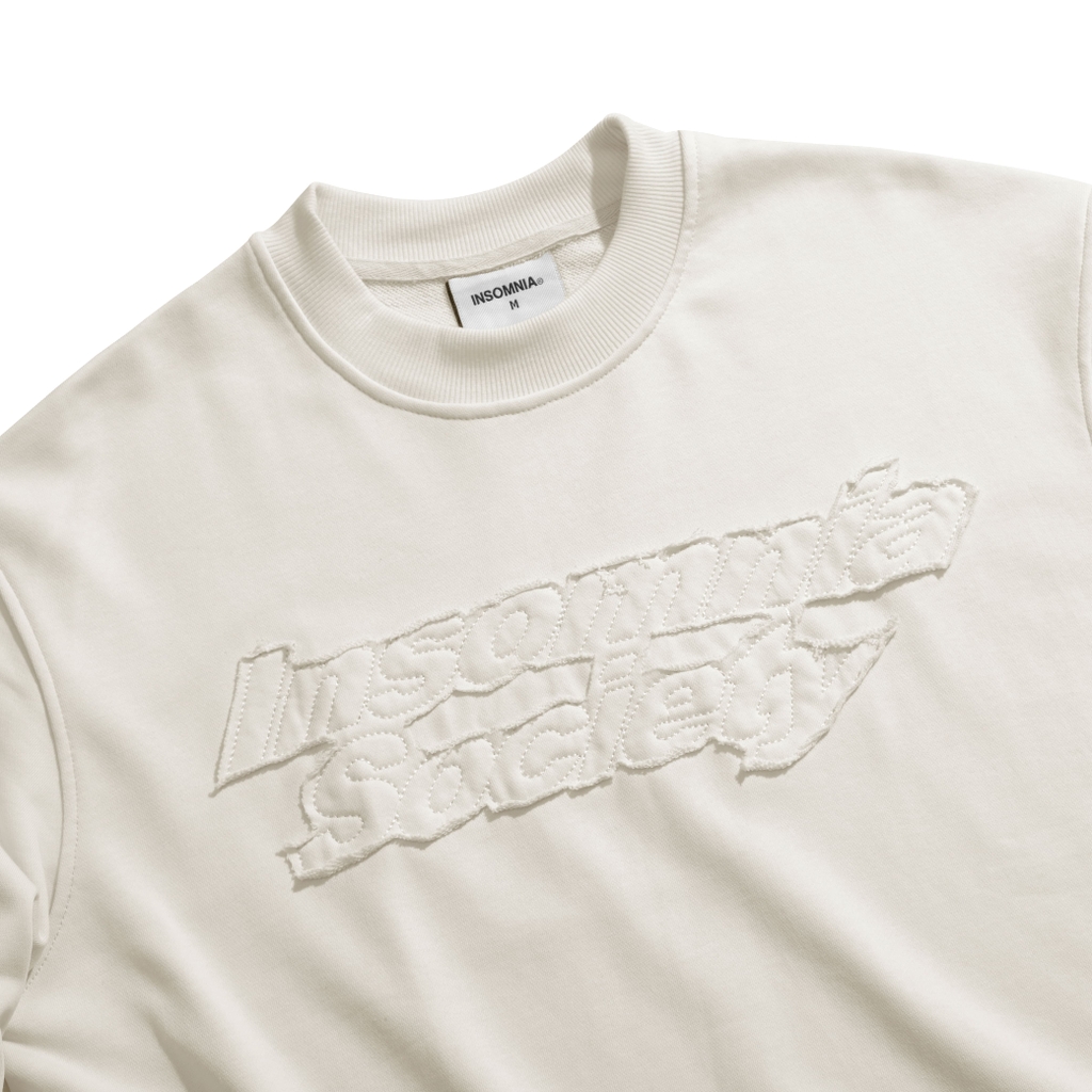 [NEW ARRIVAL] Áo Nỉ Cua Tay Dài Long Sleeve INSOMNIA Society Form Boxy  - TS058