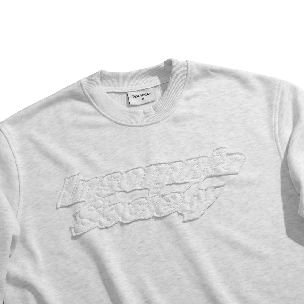 [NEW ARRIVAL] Áo Nỉ Cua Tay Dài Long Sleeve INSOMNIA Society Form Boxy  - TS058