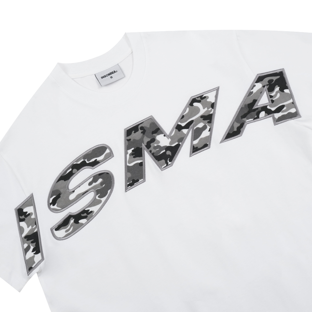 Áo Thun Boxy 280GSM Thêu Camo ISMA Unisex Local Brand - TS044