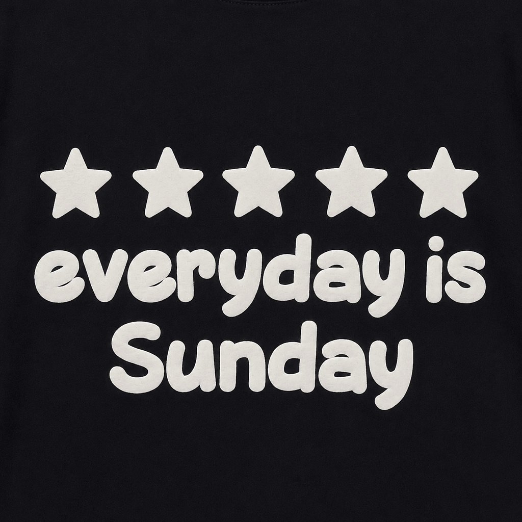 [BST HÈ 2026] Áo Thun Boxy 280GSM In Phồng Sunday INSOMNIA Local Brand Unisex - TS049