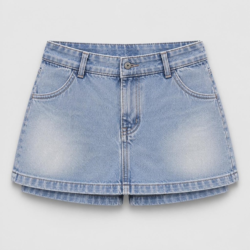 [NEW ARRIVAL] Quần Jean Giả Váy INSOMNIA Urban Chic Mini Skort Form Chữ A Tôn Dáng - PS035