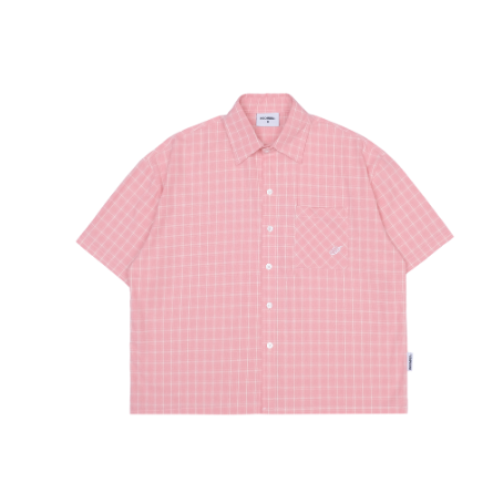 Áo Sơ Mi Caro Thêu Form Boxy Nam Nữ Unisex INSOMNIA - TS056