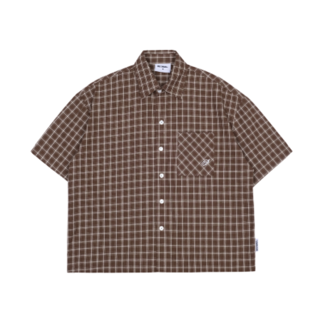 Áo Sơ Mi Caro Thêu Form Boxy Nam Nữ Unisex INSOMNIA - TS056