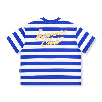[NEW ARRIVAL] Áo Thun Sọc Thêu Đắp Chữ INSOMNIA Form Boxy Unisex - TS059
