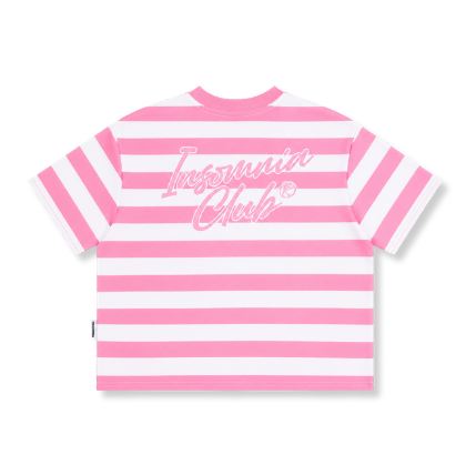 [NEW ARRIVAL] Áo Thun Sọc Thêu Đắp Chữ INSOMNIA Form Boxy Unisex - TS059