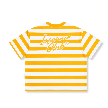 [NEW ARRIVAL] Áo Thun Sọc Thêu Đắp Chữ INSOMNIA Form Boxy Unisex - TS059