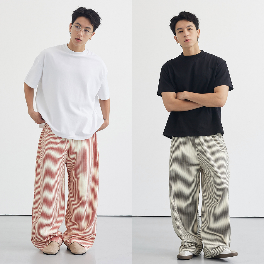 Quần Dài Sọc Ống Rộng Form Wide Leg INSOMNIA Local Brand Unisex PS009