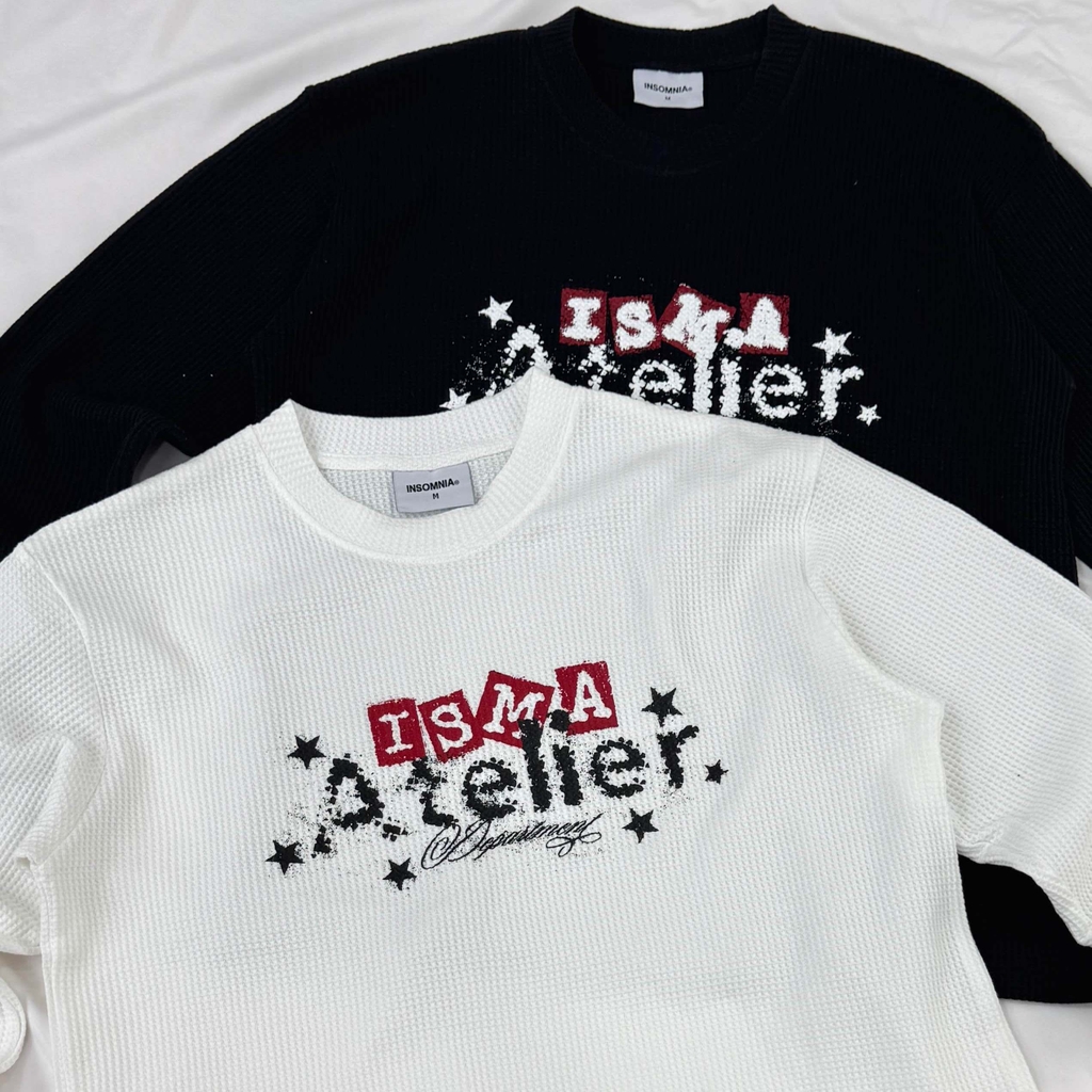 [NEW ARRIVAL] Áo Thun Long Sleeve Cotton Waffle In Lụa Trame ISMA Atelier - TS090