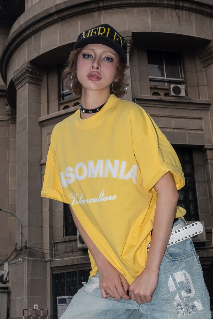 Áo Thun Boxy 280GSM Thêu Xù Ver 3 INSOMNIA Unisex Local Brand - TS032