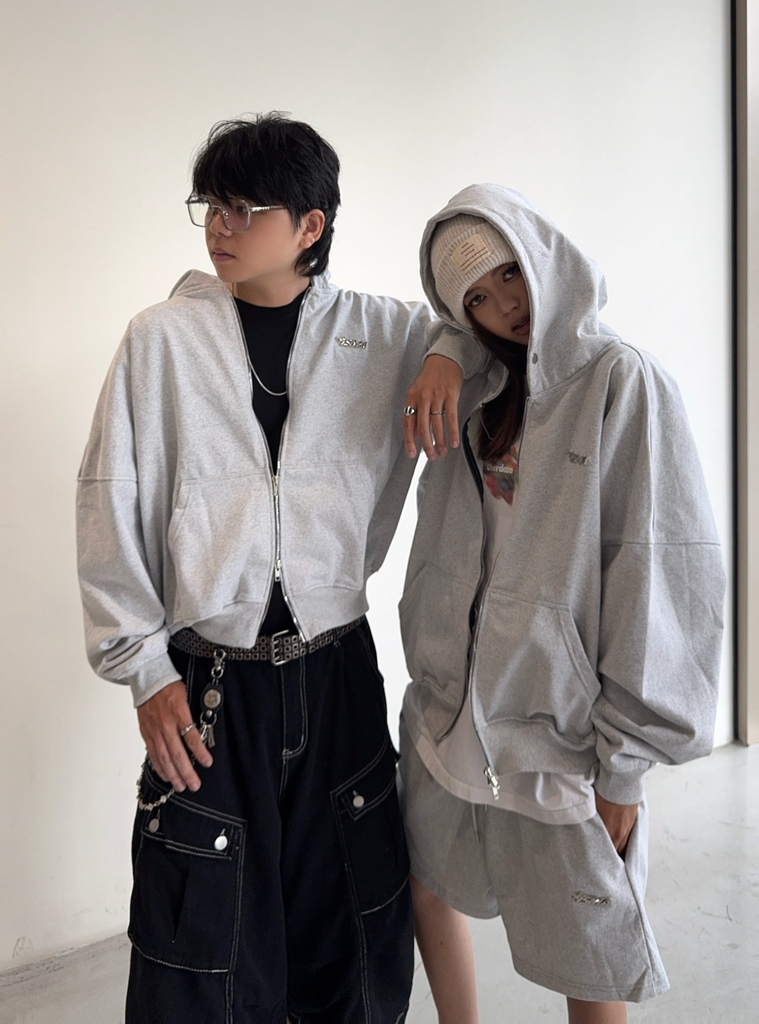 [NEW ARRIVAL] Áo Khoác Hoodie Zip Nỉ Cua 420GSM INSOMNIA Logo Kim Loại Form Boxy Cánh Dơi Unisex - HD017