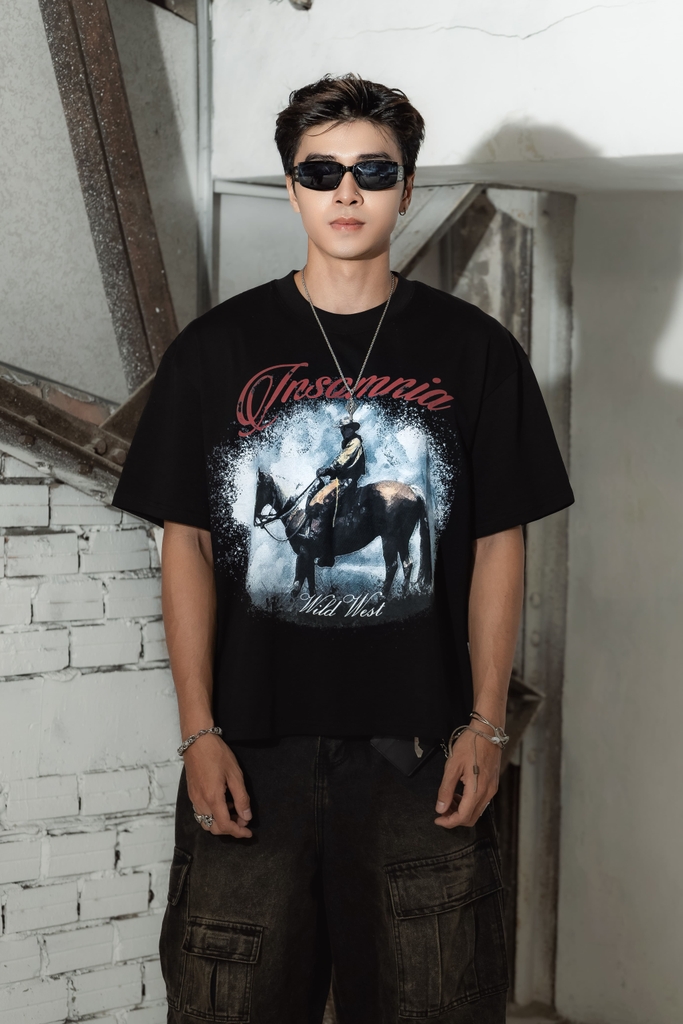 [NEW ARRIVAL] Áo Thun Boxy Cowboy INSOMNIA Local Brand Unisex - TS054