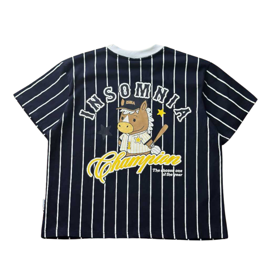 [NEW ARRIVAL] Áo Thun Boxy Cotton Sọc Bóng Chày 