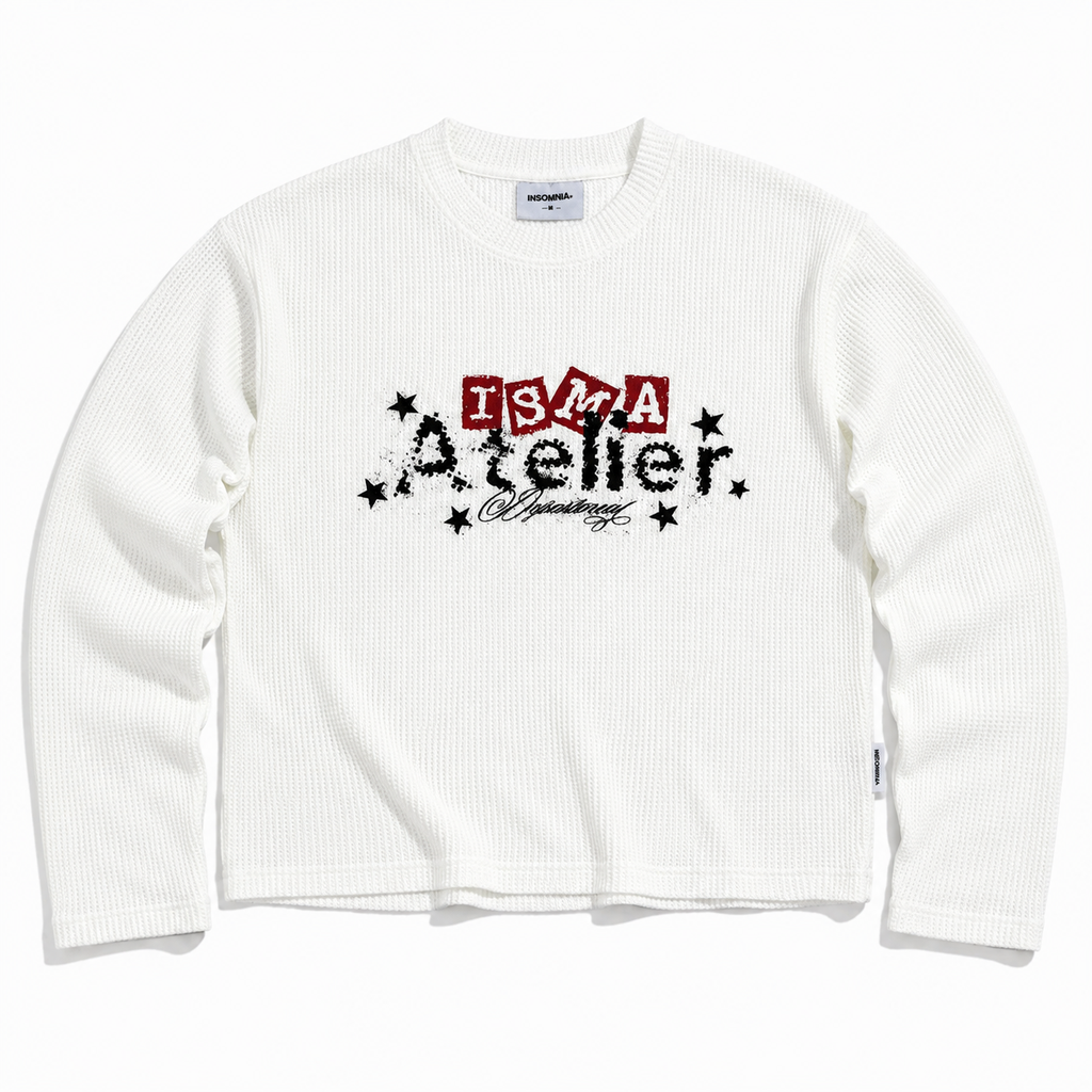 [NEW ARRIVAL] Áo Thun Long Sleeve Cotton Waffle In Lụa Trame ISMA Atelier - TS090