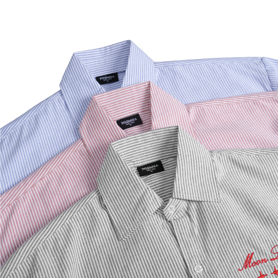 [BST HÈ 2026] Áo Sơ Mi Form Boxy INSOMNIA Moonlight Local Brand Unisex Oxford Shirt - TS020