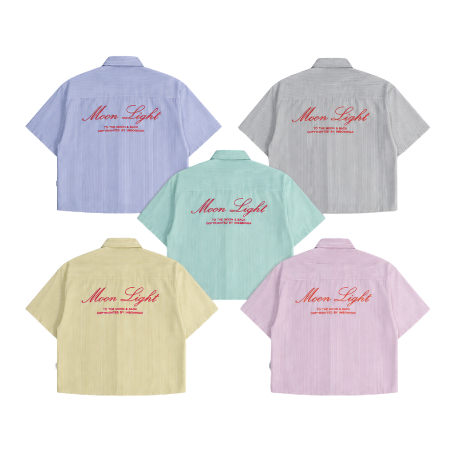 [BST HÈ 2026] Áo Sơ Mi Form Boxy INSOMNIA Moonlight Local Brand Unisex Oxford Shirt - TS020
